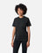 Womens Reset Raglan Performance Tee Black - Blanklines