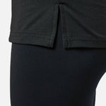 Womens Reset Raglan Performance Tee Black - Blanklines
