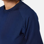 Womens Reset Raglan Performance Tee Navy - Blanklines