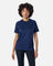 Womens Reset Raglan Performance Tee Navy - Blanklines