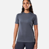 Womens Reset Raglan Performance Tee Storm Grey - Blanklines