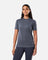 Womens Reset Raglan Performance Tee Storm Grey - Blanklines