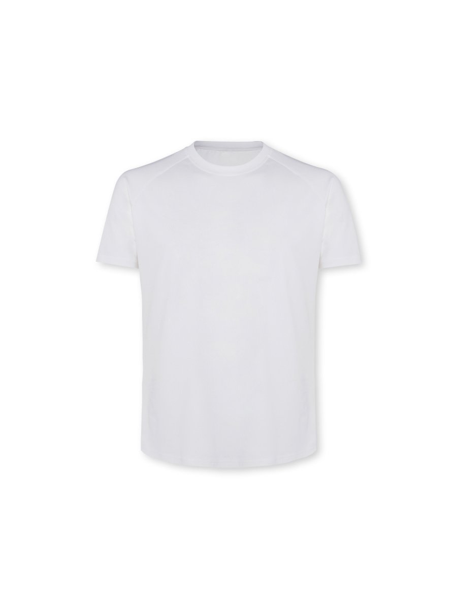 Womens Reset Raglan Performance Tee White - Blanklines