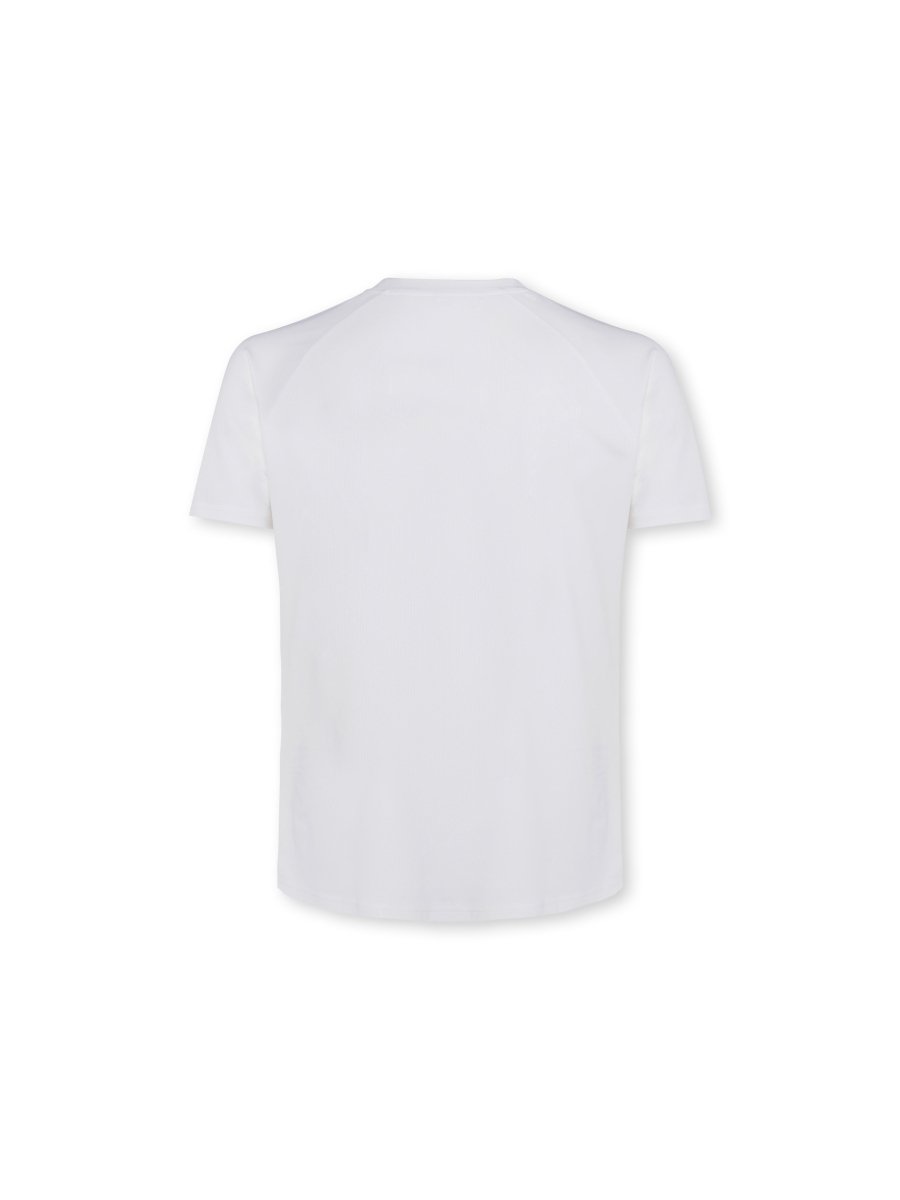 Womens Reset Raglan Performance Tee White - Blanklines