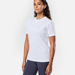 Womens Reset Raglan Performance Tee White - Blanklines