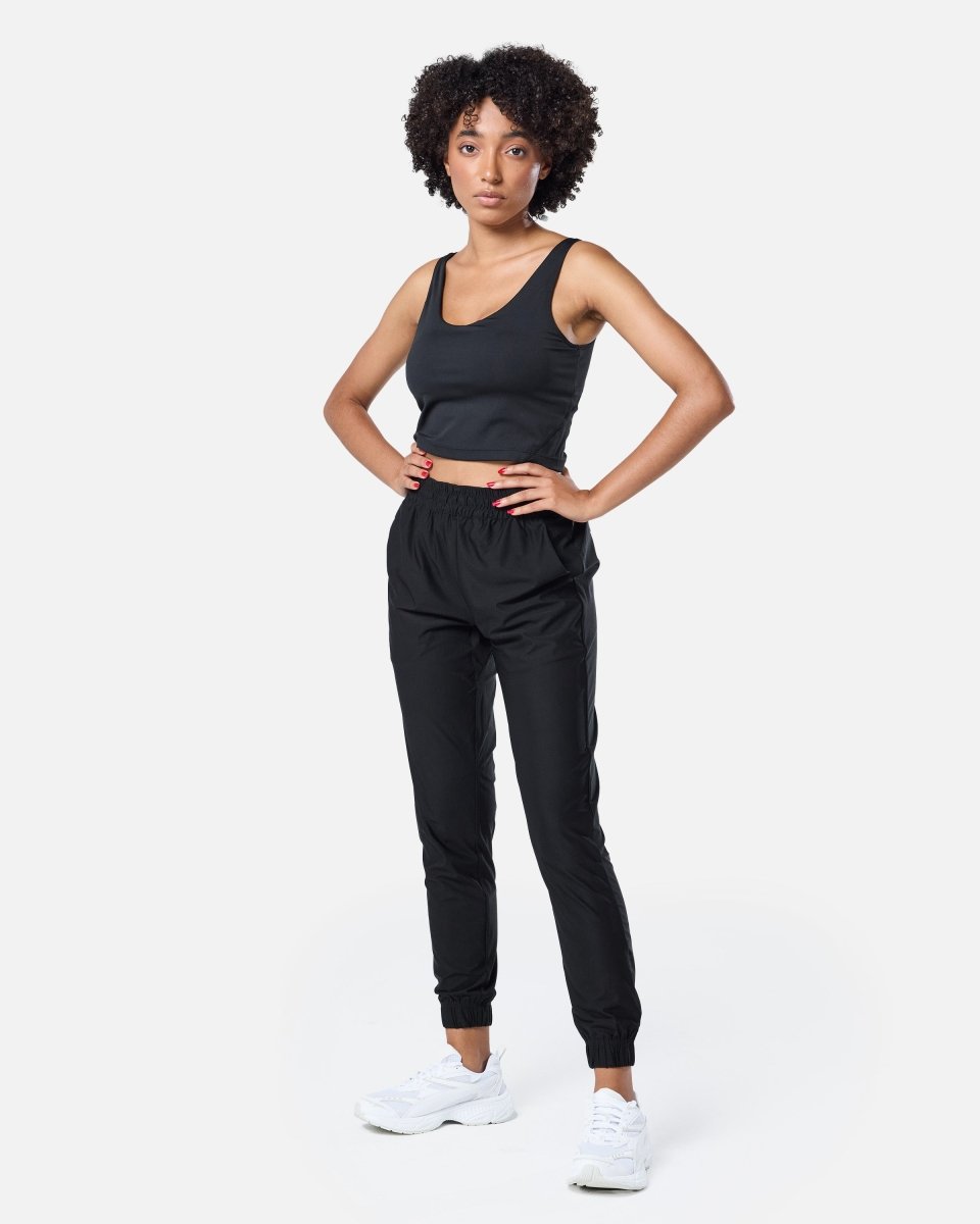 Womens Signature Track Pant Black - Blanklines