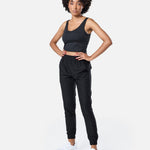 Womens Signature Track Pant Black - Blanklines