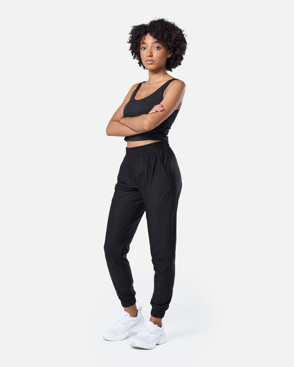 Womens Signature Track Pant Black - Blanklines