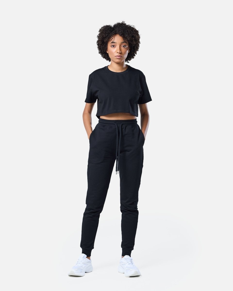 Womens Supreme Sweat Pants Black - Blanklines
