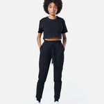 Womens Supreme Sweat Pants Black - Blanklines