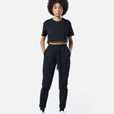 Womens Supreme Sweat Pants Black - Blanklines