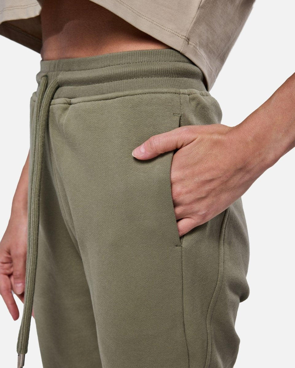 Womens Supreme Sweat Pants Khaki - Blanklines