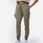 Womens Supreme Sweat Pants Khaki - Blanklines