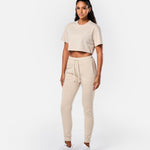 Womens Supreme Sweat Pants Oatmeal - Blanklines